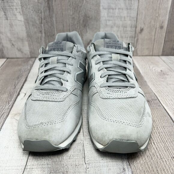 New Balance 696 Women's Classic Sneakers Running Shoes Suede Gray Size 6.5 B - Picture 4 of 13